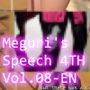 【▲100】生徒会長 一ノ瀬廻里・朝の全校演説 4th-Season Vol.008 English（『水泳の時間中に女子更衣室に忍び込み、自分のお気に入りのショーツに射精した輩がいる』（英語版）:サテン地白文字柄パンティ編）